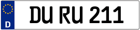 Truck License Plate